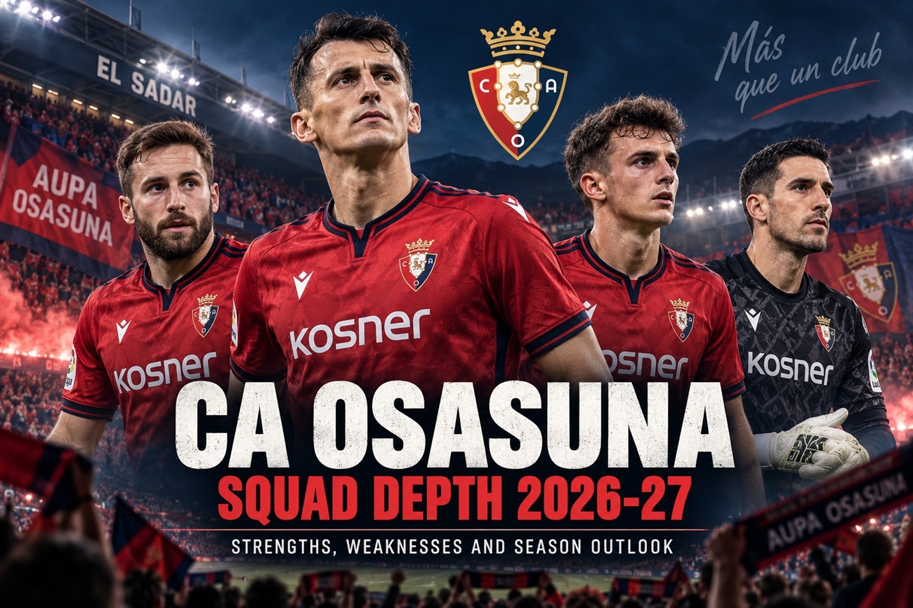 CA Osasuna Squad Depth 2026-27: Strengths, Weaknesses and Season Outlook