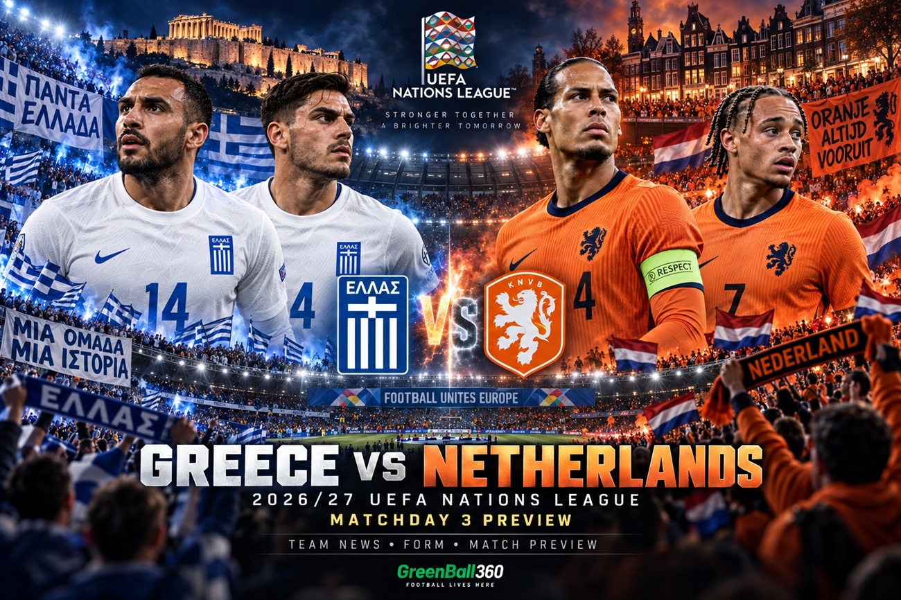 Greece vs Netherlands 2026-27 Nations League Matchday 3 Preview