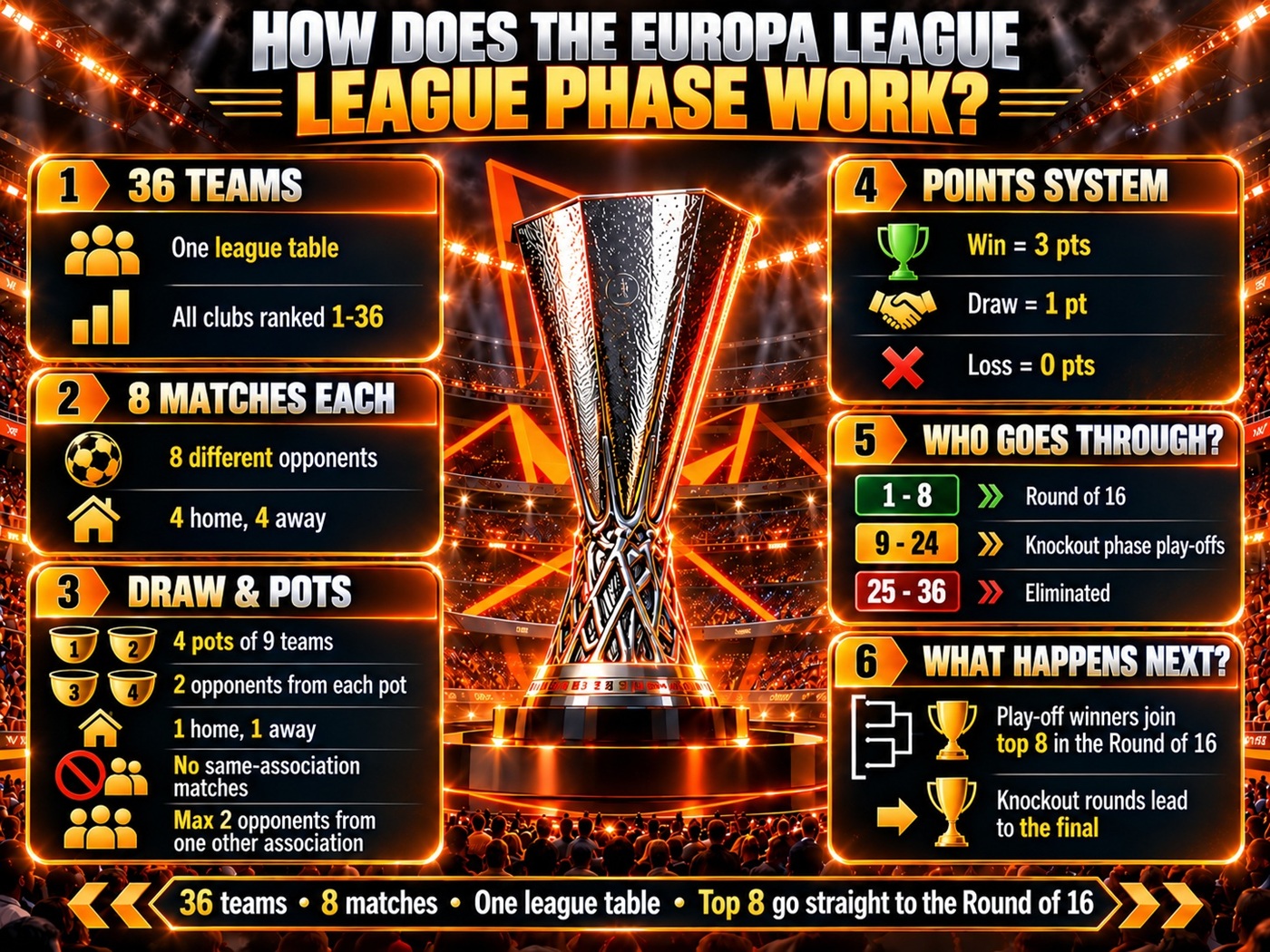 How Does the Europa League League Phase Work?