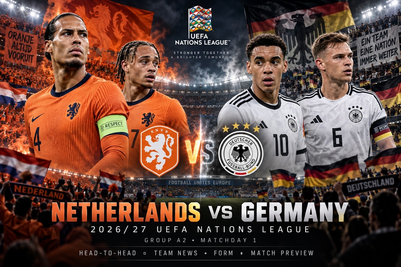 Netherlands vs Germany: 2026-27 UEFA Nations League Group A2 Matchday 1 Preview