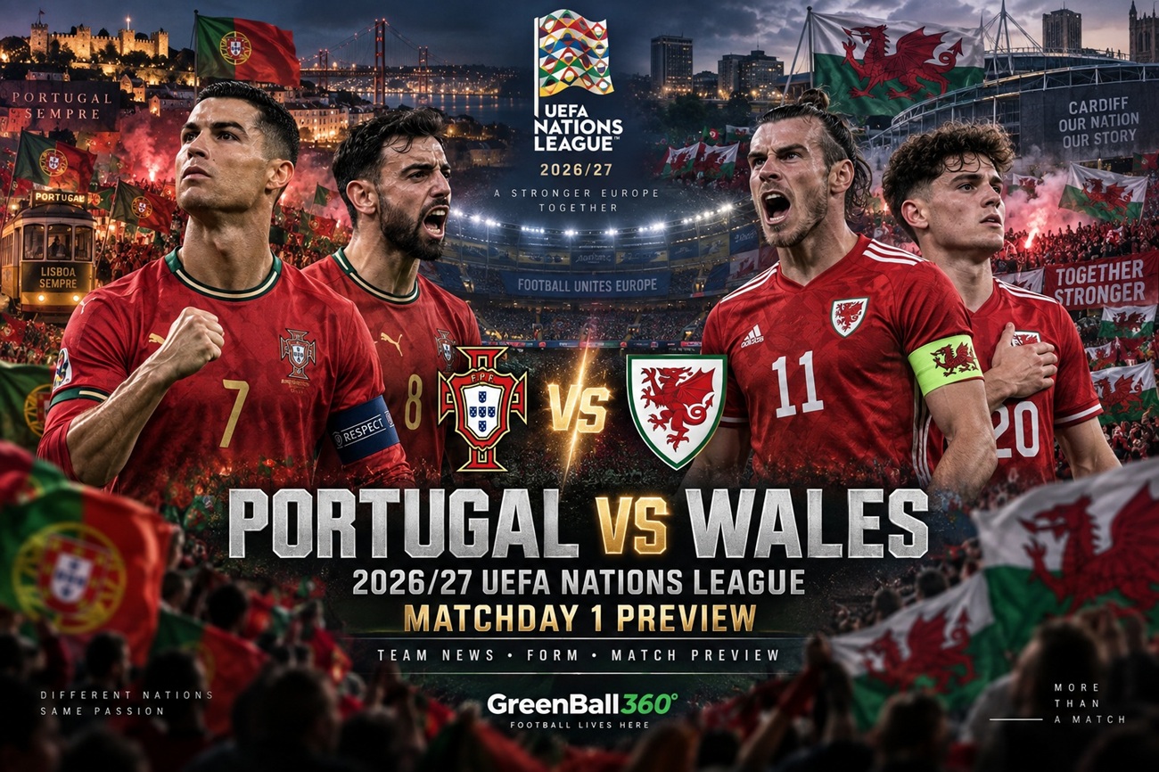 Portugal vs Wales: 2026-27 Nations League Matchday 1 Preview