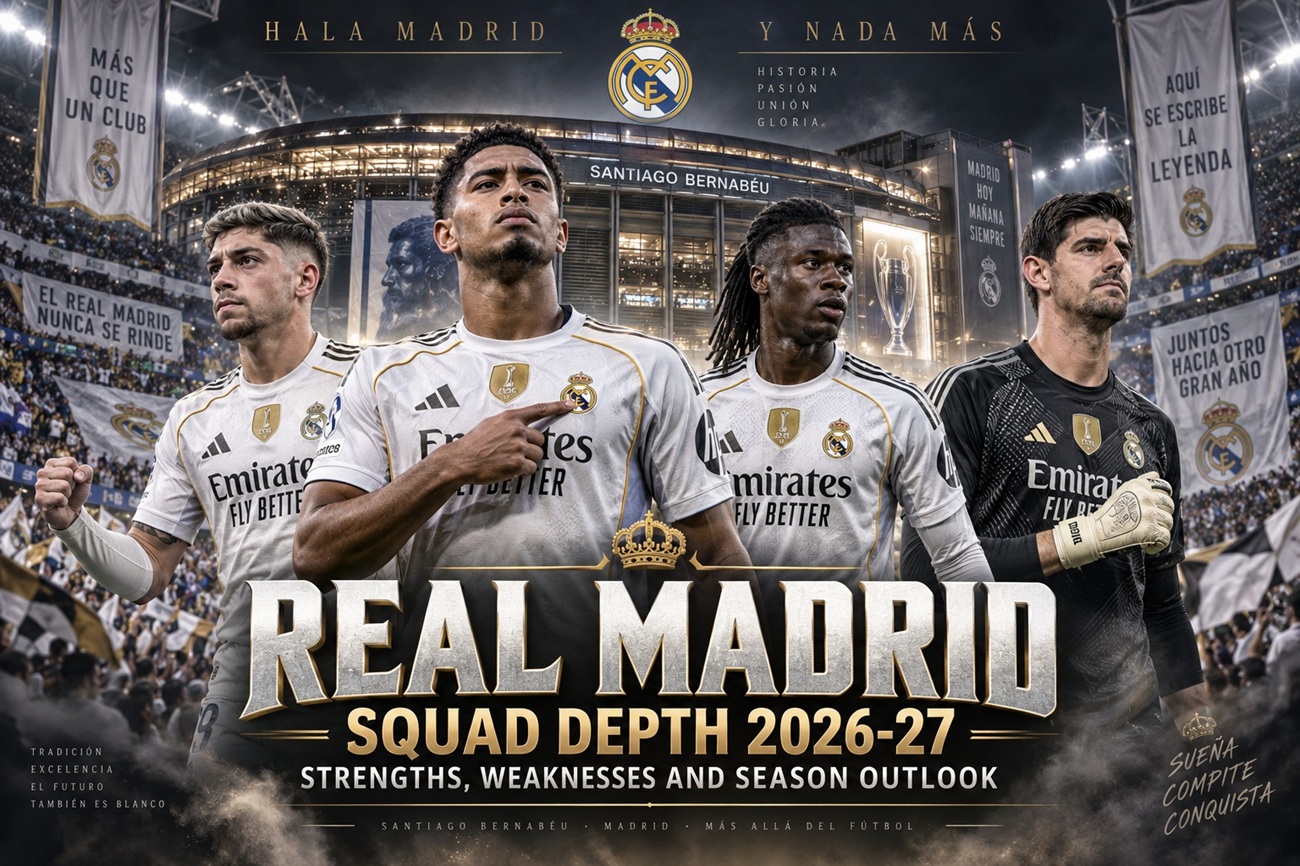 Real Madrid Squad Depth 2026-27: Strengths, Weaknesses and Season Outlook