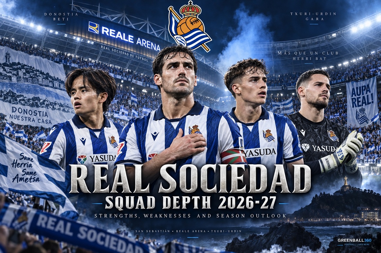 Real Sociedad Squad Depth 2026-27: Strengths, Weaknesses and Season Outlook