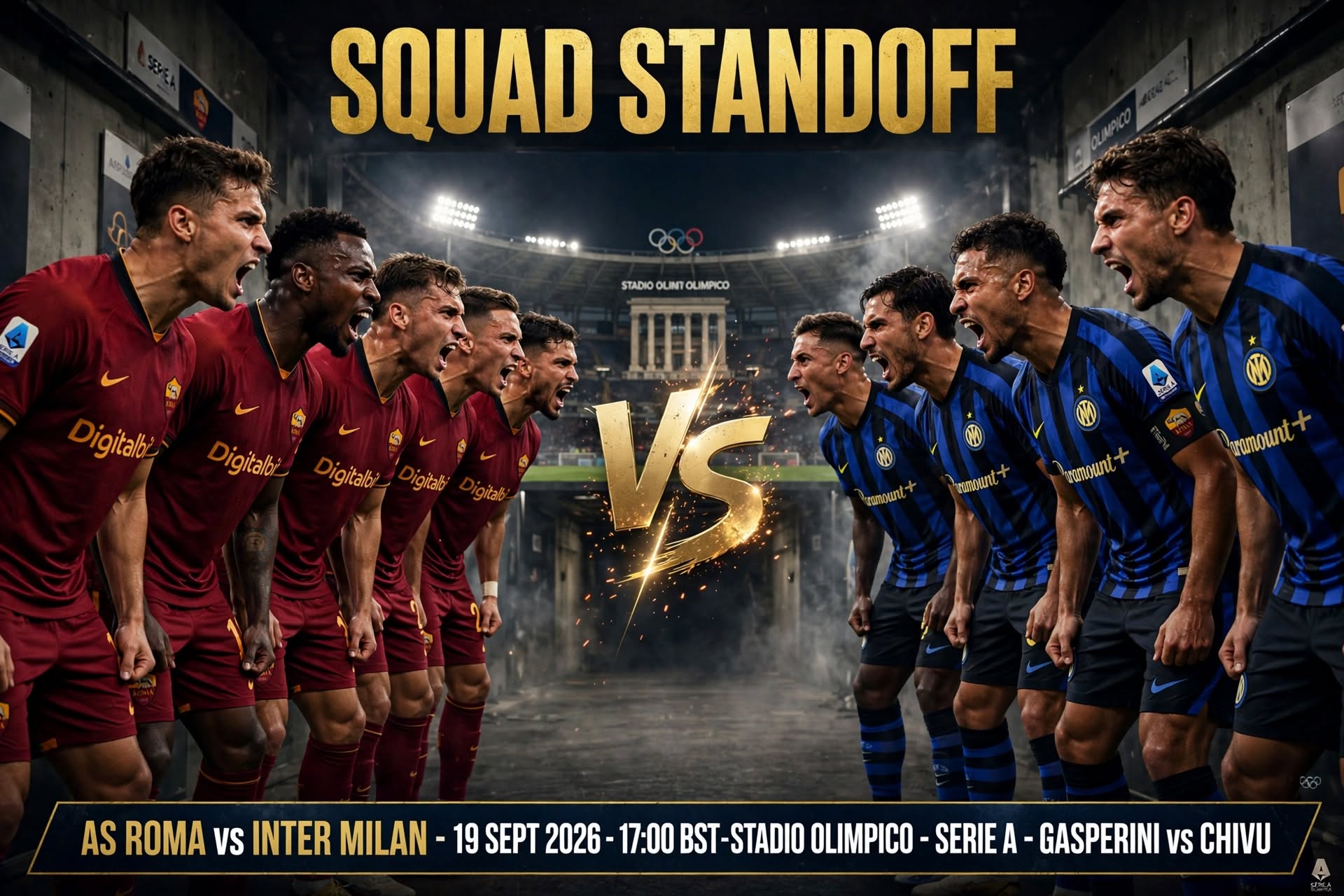 AS Roma vs Inter Milan 2026-27 Serie A: H2H, Last 10 Meetings, Form and Team News