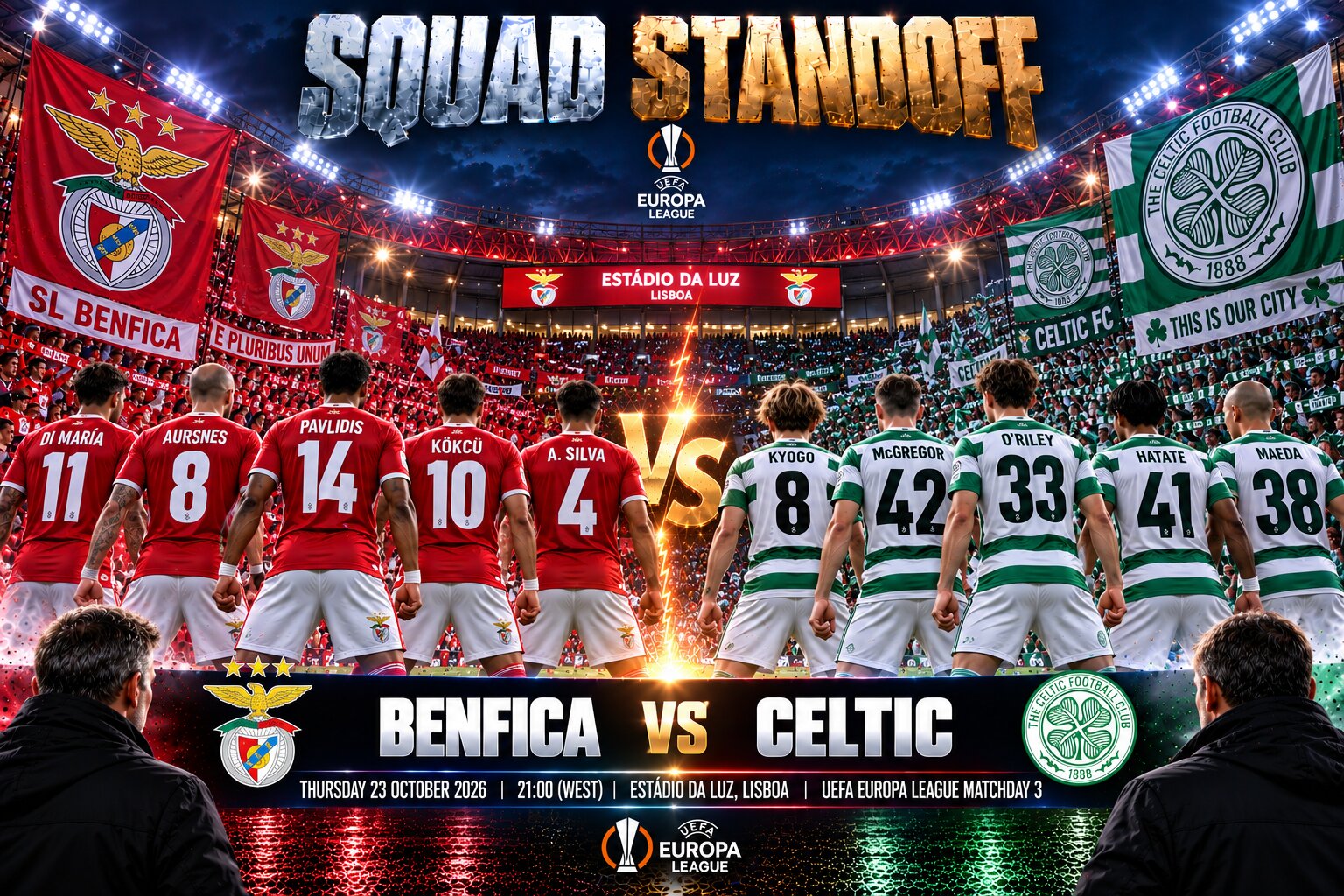 Benfica vs Celtic 2026-27 Europa League: Head-to-Head, Form and Team News