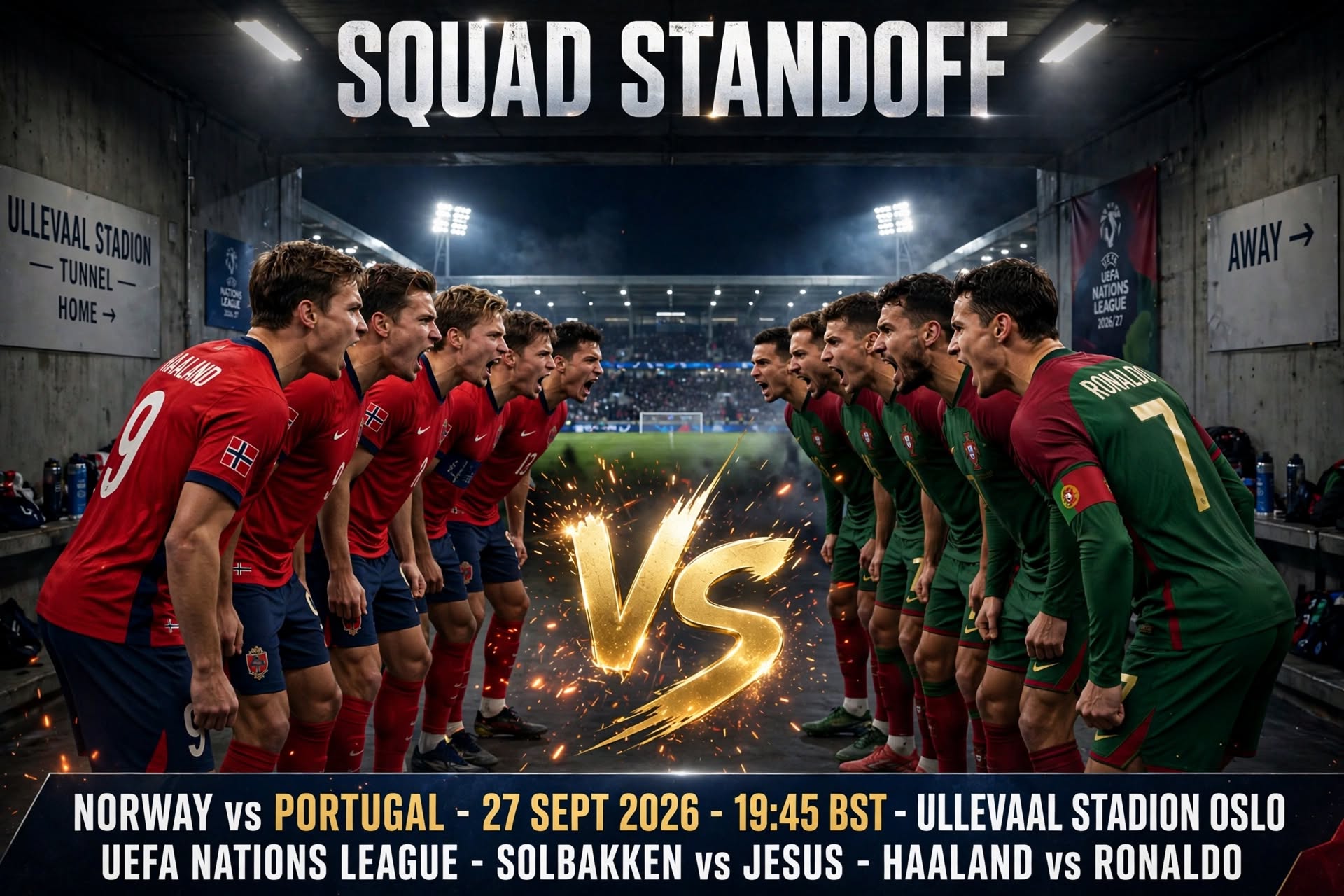Norway vs Portugal 2026-27 Nations League Matchday 2: H2H, Form and Team News