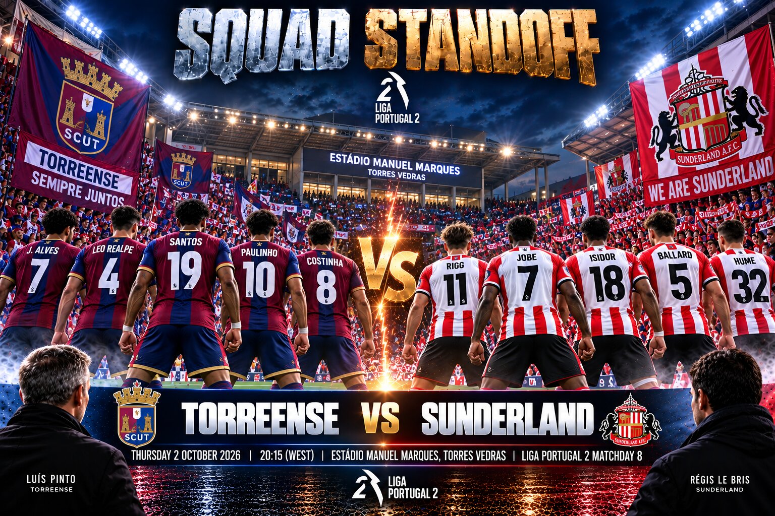 Torreense vs Sunderland 2026-27 Europa League: Head-to-Head, Form and Team News