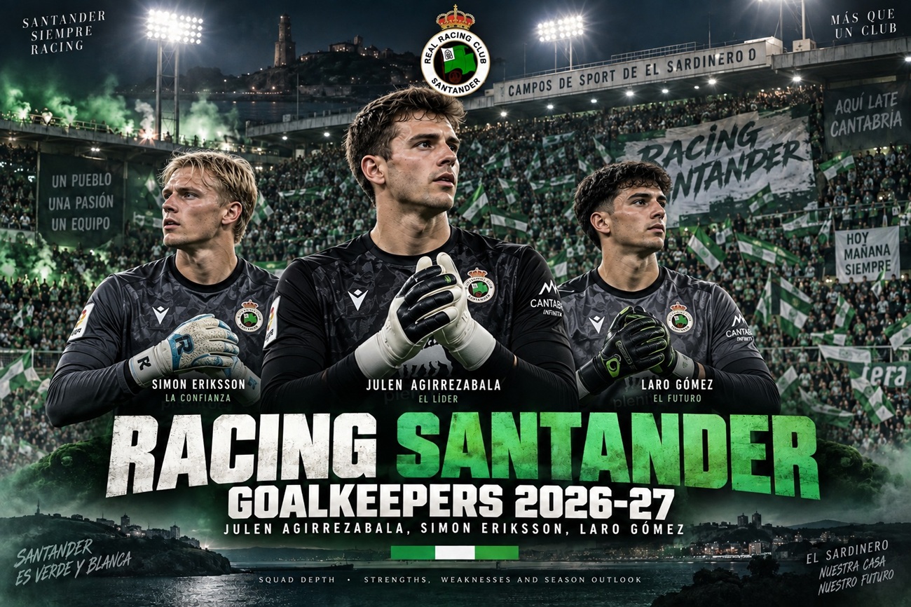 Racing Santander Goalkeepers 2026-27